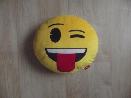 Polštář/podsedák smajlík,