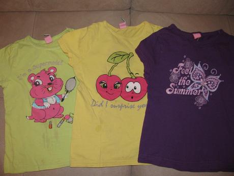 5x tričko s krátkým rukávem, dopodopo,116
