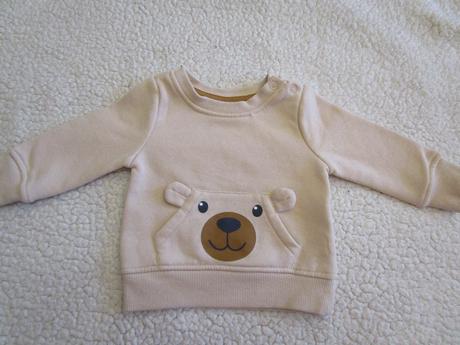 Téměř nová, velmi pěkná, sv. hnědá bavl. mikina, dopodopo,56