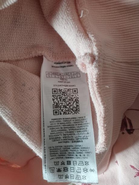 Dívčí kytičková mikina guess, guess,152