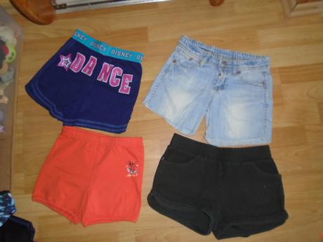 Kraťasy 4ks vel 5/6 l minnie, disney,116