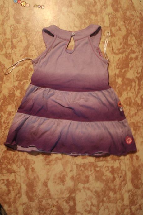 Dívčí šaty vážky, tukan, kamínky vel. 98 - 104, palomino,98