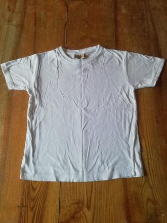 Bílé triko vel. 128, 128