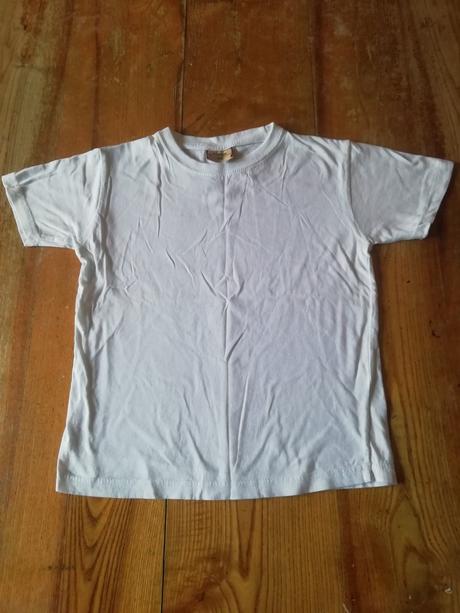 Bílé triko vel. 128, 128