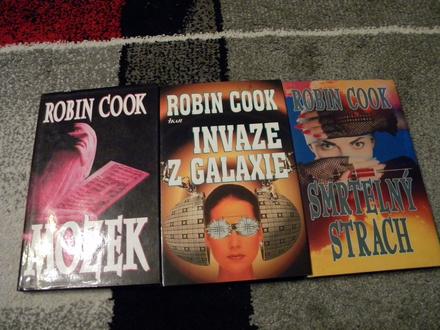 Robin cook-smrtelný strach,invaze z galaxie,mozek, 