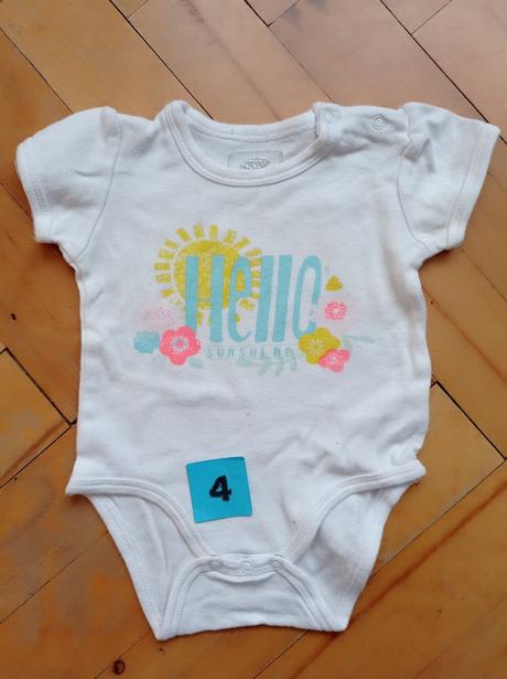 Body krátký rukáv 62-68, f&f,62