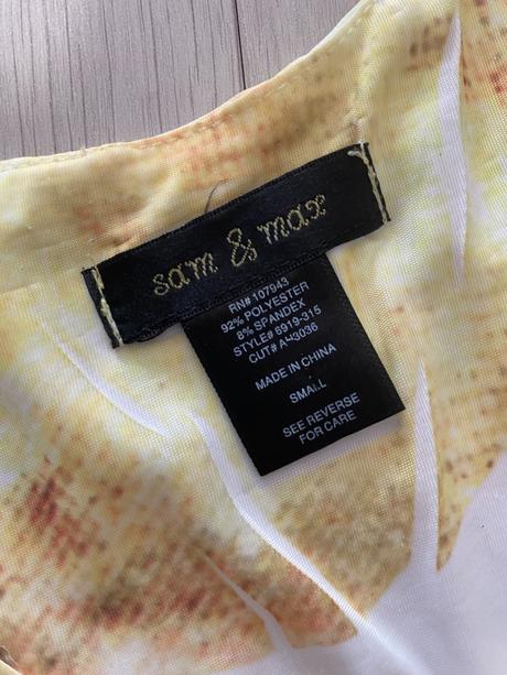 Letní maxi šaty sam & max, vel. s, s