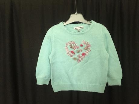 Vel. 80 zelenkavý svetr, 80