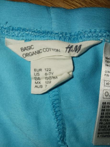 H&m tříčtvrteční legíny č.122, h&m,122