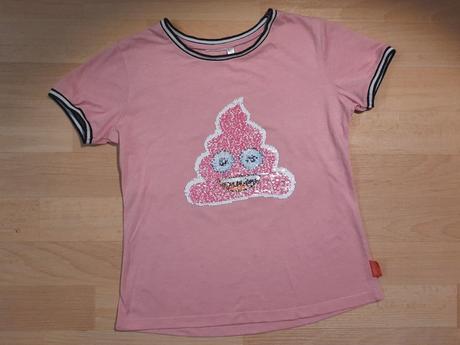 Tričko růžové měnící hovínko, 146