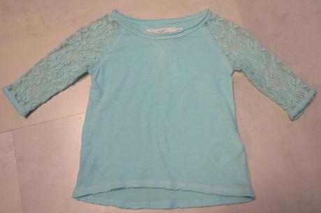 Krajkové tričko - halenka, h&m,98