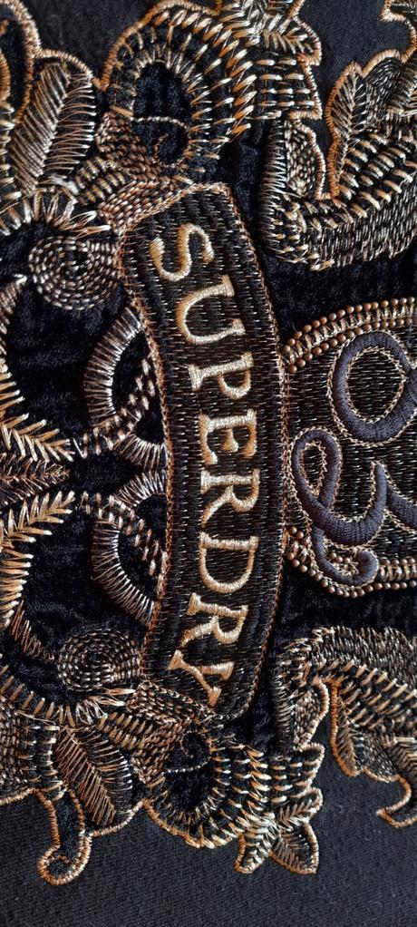 Superdry zdobené teplákové šaty s kapsami, superdry,s