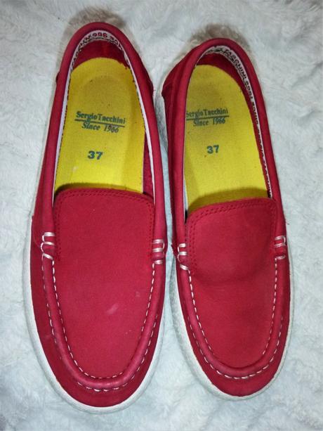 Kožené mokasíny sergio tacchini -vel.38, 38