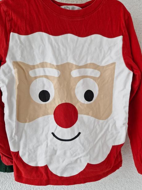 Trička s vánoční tématikou (2 ks), 122