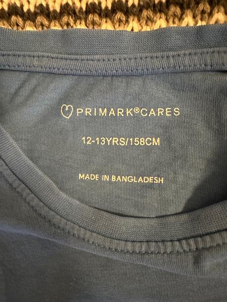 Tričko primark modré, primark,158