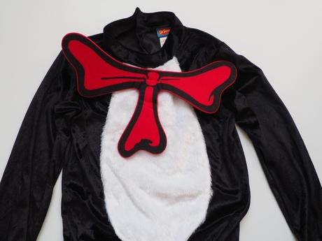 Kostým kocour dr. suess vel 140,