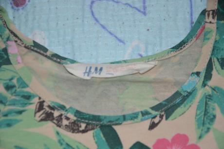 Zelené letní šaty s geparďátky, h&m,128