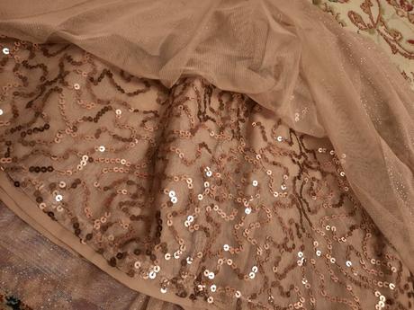 Třpytivá tylová sukně, george,146