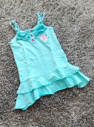 Šaty / šatičky letní slušivé s volánky, dopodopo,80