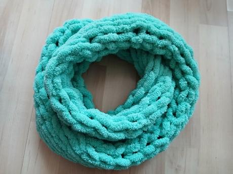 Měkký pletený nákrčník puffy (barva na přání), 