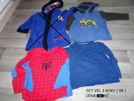 Set pro kluky vel 98, 86–98