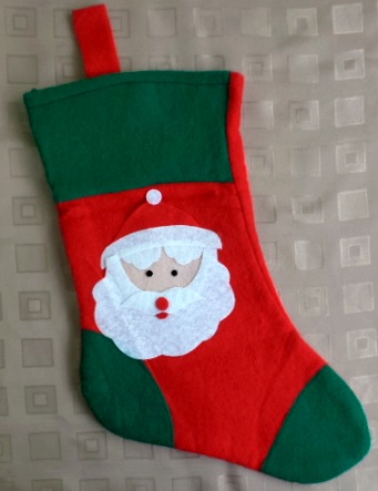 Vánoční mikulášská punčocha,