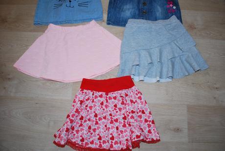 9x sukně sukýnka i jednotlivě 122/128, 122