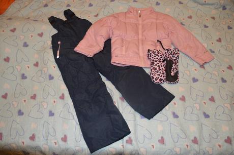 116 122 zimní bunda oteplené kalhoty rukavice, lupilu,116