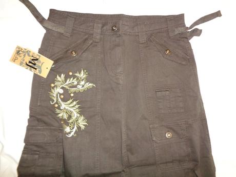 Luxusní čoko hnědá elastická sukně, m