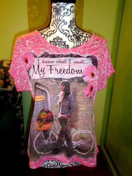 Super pohodlné tričko s aplikací, 40