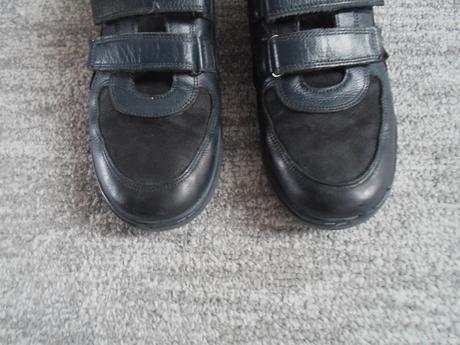 Modré boty polobotky kožené, lasocki,38