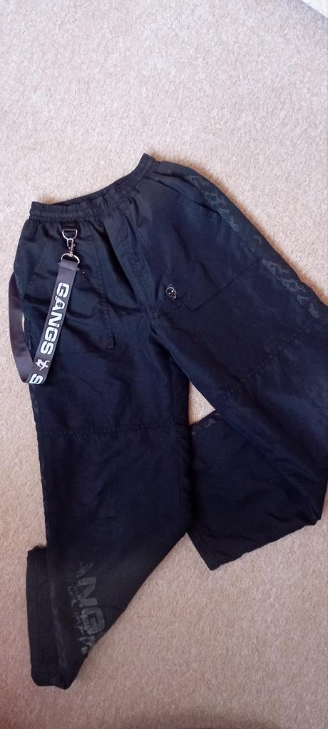 Oteplené kalhoty zn."gangs" vel."134", 134