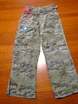 Dívčí maskáčové kalhoty next vel 122, next,122