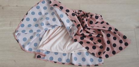 Puntíkatá sukně se spodničkou vel. 134 sukénka má, h&m,128