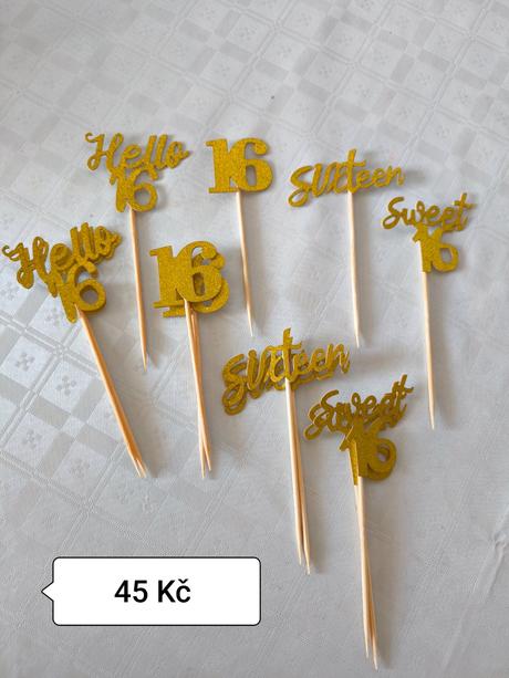 Figurky a zápichy na dort, 