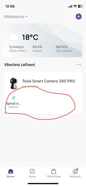 Jak nastavit detekci na kameře Tesla Smart 360 Pro?