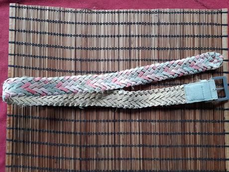 Pásekák,opasek, růžový-béžový,