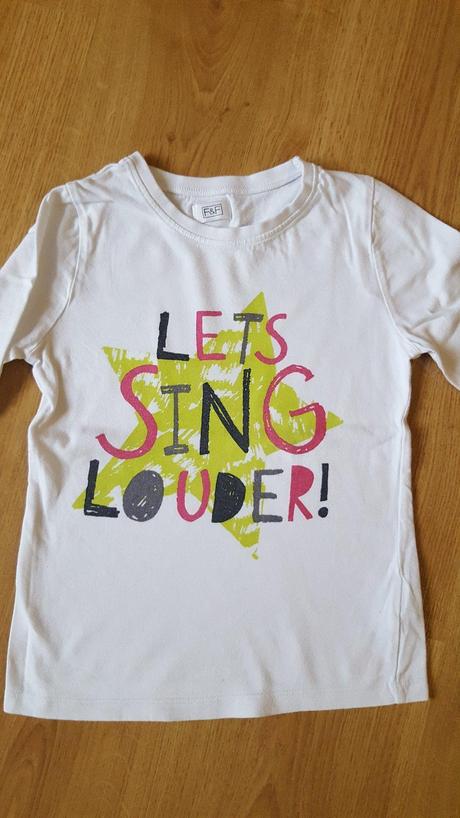 Bavlněné triko 5-6 let č.485, f&f,116