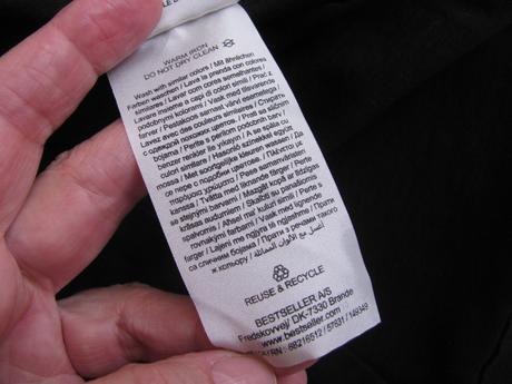 Dámské černé bavlněné tričko, m