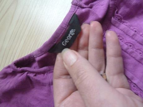 Jednobarevné triko v pase do gumy, george,110