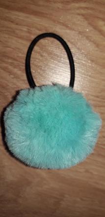 Gumička do vlasů pom pom,