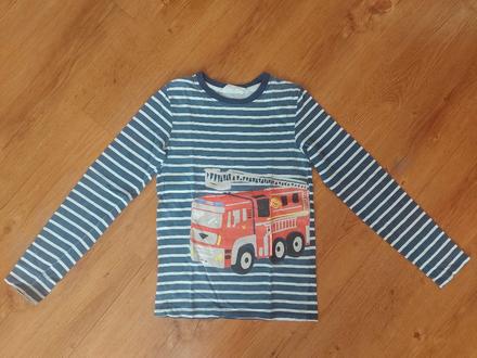 Tričko s autem, h&m,134
