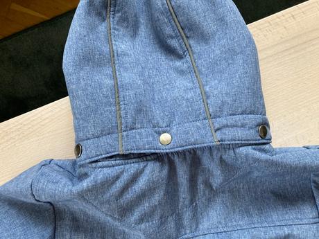 Softshellová bunda s kožíškem na jaro/podzim, tchibo,146