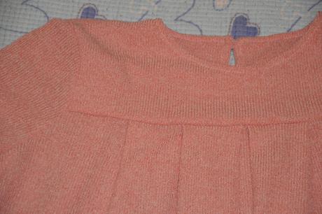 Meruňková těhu halenka/ svetřík, salon r. loučková, l