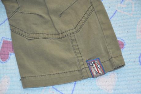 Khaki plátěné kalhoty s letadlem, 86