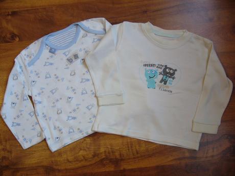 2ks trička dl. rukáv george 12-18 měs, george,86