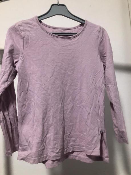 Fialkové triko s rozparky, 116