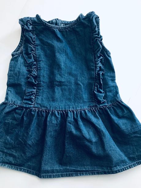 Šaty džínové - v.6/12 měs., gap,80