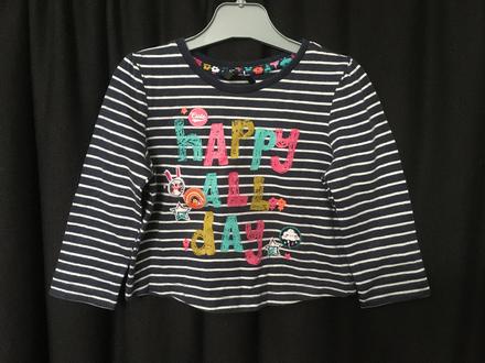 Vel. 86 modré triko s nápisy, 86