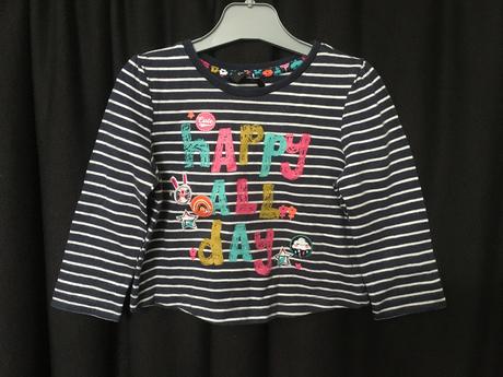 Vel. 86 modré triko s nápisy, 86